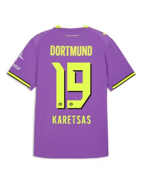 Borussia Dortmund Konstantinos Karetsas #19 Replika Tredje Kläder 2026-27 Kortärmad Borussia Dortmund Konstantinos Karetsas #19 Replika Tredje Kläder 2026-27 Kortärmad